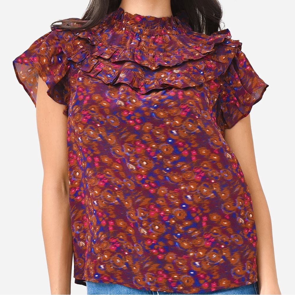 Sea New York Short Sleeve Blouse Women's Ilana Top